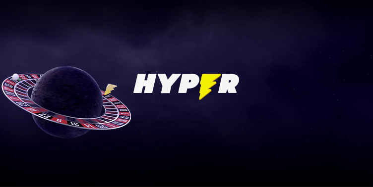 Hyper Casino logotyp med snabba uttag