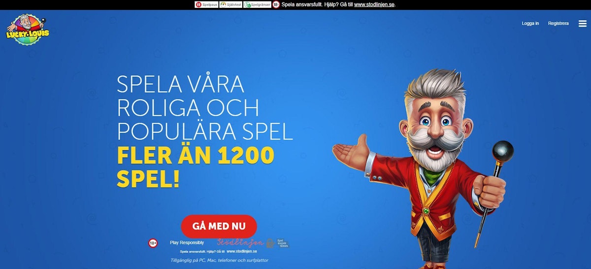 Lucky Louis julkalender – 300% bonus och omsättningsfria spins