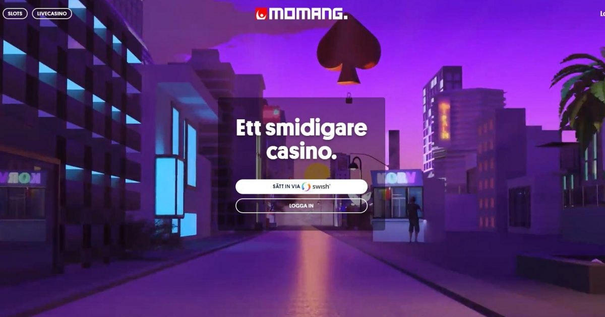 Momang Casino bonus upp till 1000 kr och 100 free spins med lägsta insättning