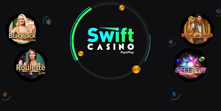 Swift Casino live utbud svensk licens