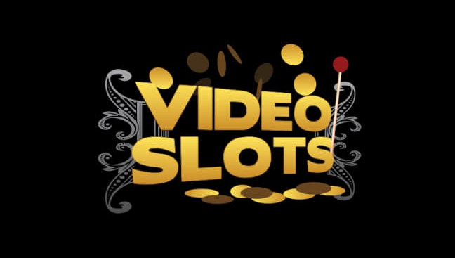 VideoSlots Casino logga med färgglad bakgrund